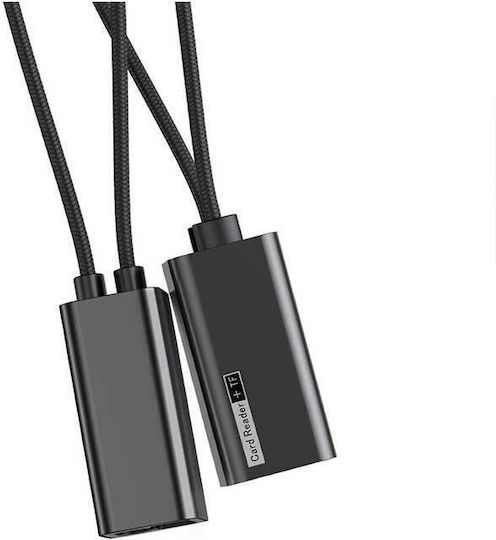 Baseus Cititor Carduri Pendant USB 2.0 Type-C Pentru Card SD