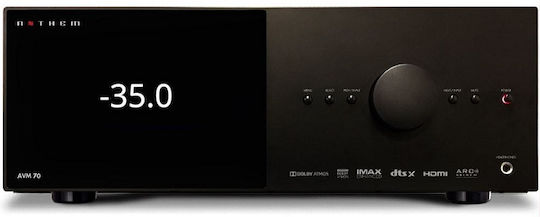 Anthem AVM-90 Усилвател Home Cinema 4K/8K 15.4 Канала с HDR и Dolby Atmos Черен