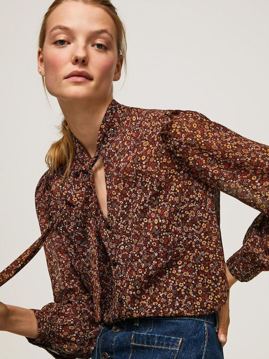 Women's Floral Long Sleeve Shirt