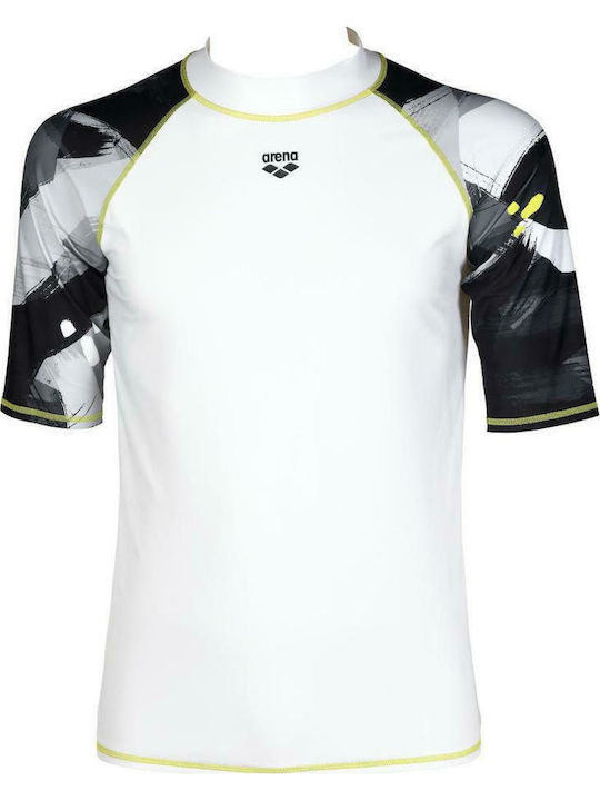 Arena Rash Vest Sonnenschutzshirt Weiß
