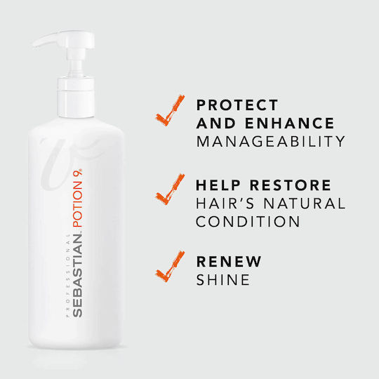 Sebastian Professional Κρέμα Μαλλιών Potion 9 για Λάμψη 500ml