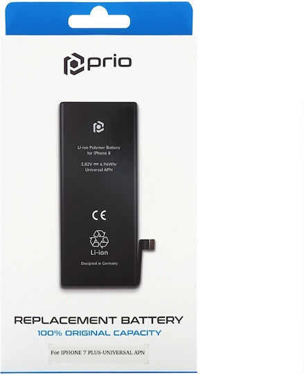 Prio Retail Box Συμβατή Μπαταρία Αντικατάστασης 2900mAh για Iphone 7 Plus