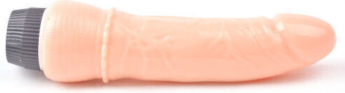 Realistic Vibrator Realistic Vibrator With Multiple Vibration Tensions 14cm Flesh