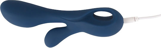 Julie Love Toys Mini Δονητής Rabbit Mini Rabbit Vibrator 15cm Blue