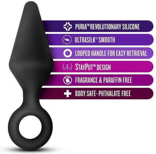 Blush Anal Adventures Platinum Πρωκτική Σφήνα Large Μαύρη