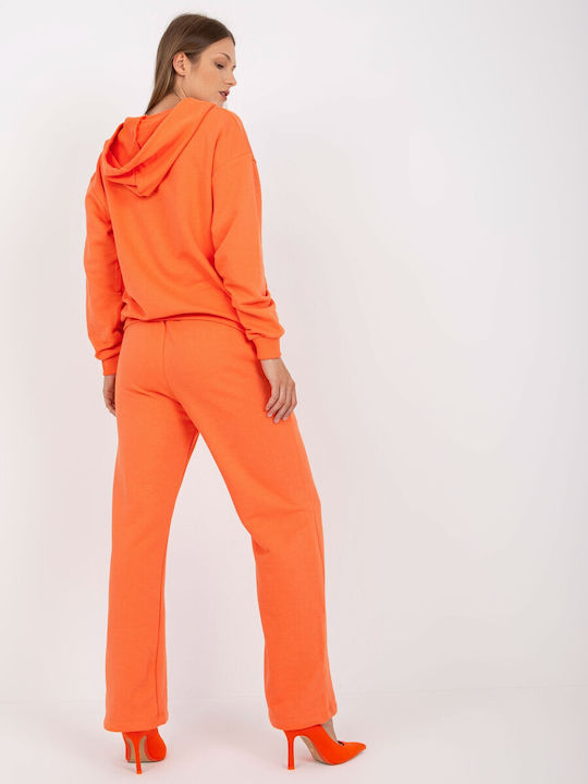 Fancy Damen-Sweatpants-Set Orange