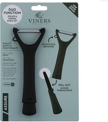 Viners Plastic Cooking Utensil Set Black 2pcs