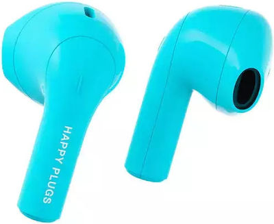 Happy Plugs Joy In-ear Bluetooth Handsfree Earphones with Sweat Resistance and Charging Case Turquoise