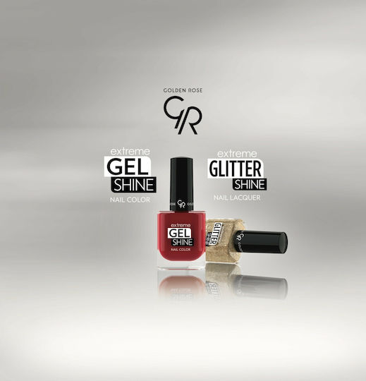 Golden Rose Extreme Gel Shine Glossy Long Lasting Nail Polish Red 58 10.2ml
