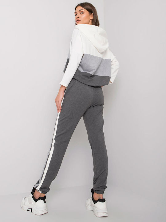 Relevance Damen-Sweatpants-Set Gray