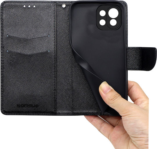 Sonique Trend Wallet Synthetic Leather Black (Xiaomi Mi 11 Lite / 11 Lite 5G / 11 Lite 5G NE)