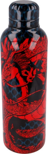 Stor Dragon Ball Kids Water Bottle Set from Aluminium Dragon Thermos Red 515ml
