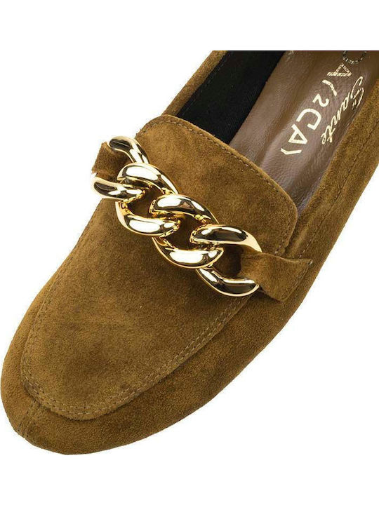 Women's Loafers in Brown Color