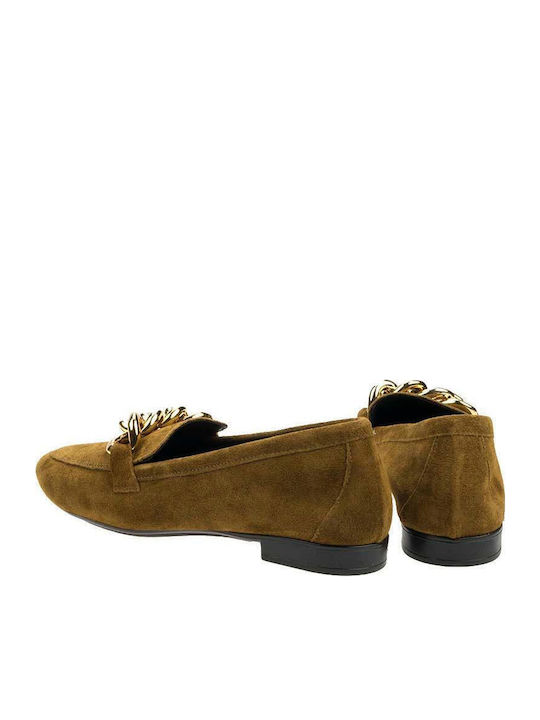 Women's Loafers in Brown Color