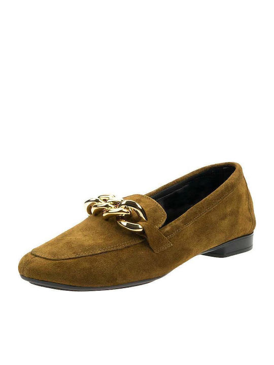 Women's Loafers in Brown Color