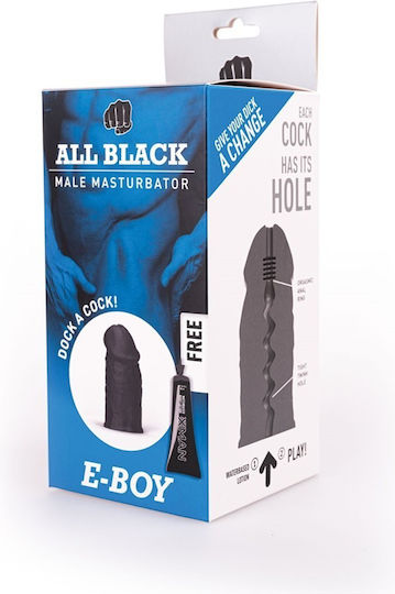 All Black Masturbator E-boy Masturbator 1Stück