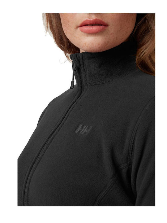 Daybreaker Short Women's Cardigan with Zipper Black