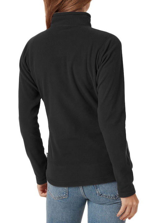 Daybreaker Short Women's Cardigan with Zipper Black