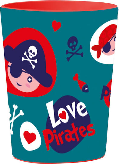 Kids Licensing Σετ Φαγητού Love Pirates από Μελαμίνη Μπλε 3τμχ