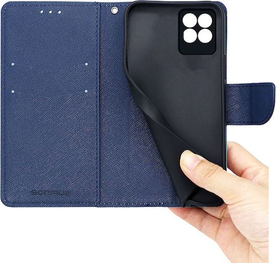Sonique Trend Wallet Δερματίνης Βεραμάν / Σκούρο Μπλε (Realme 8i)