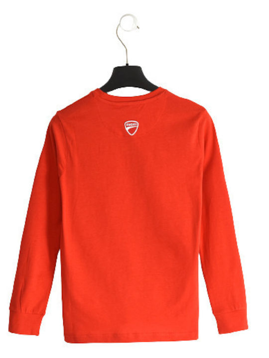 Ducati Kids Blouse Long Sleeve Red