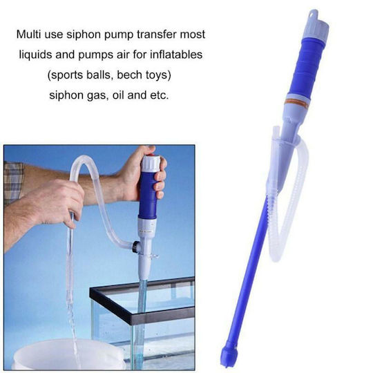 Plastic Battery Powered Oil & Water Pump Blue