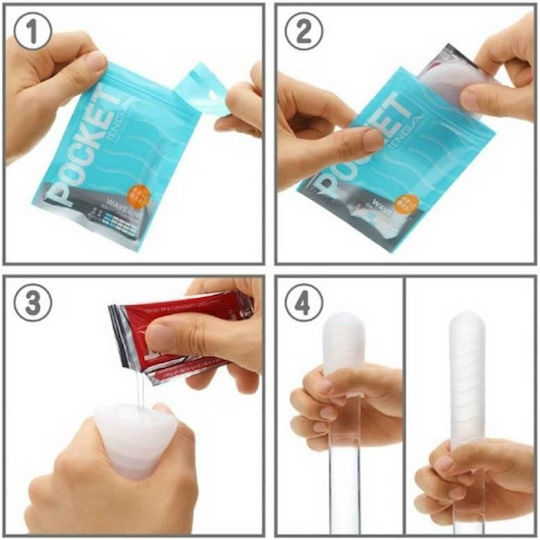Tenga Pocket Stroker Мастурбатор вълнова линия 1бр