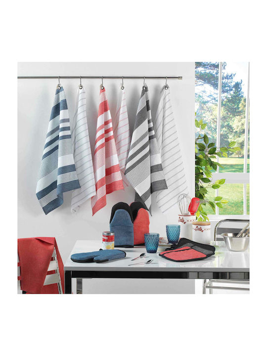 Douceur d'Intérieur Harold Towel of 100% Cotton In Gray Colour 50x70cm 2pcs