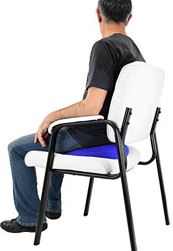 SuperOrtho Medizinisches Kissen Steißbein mit Loch 36x45cm Blau