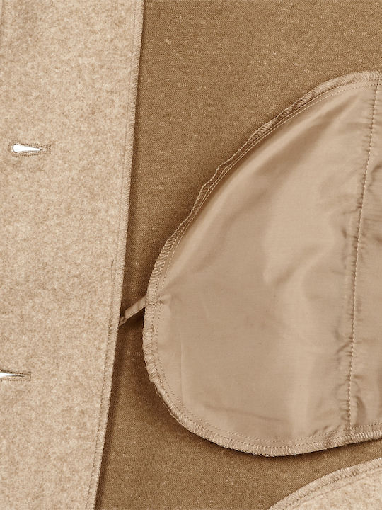 Women's Beige Overshirt