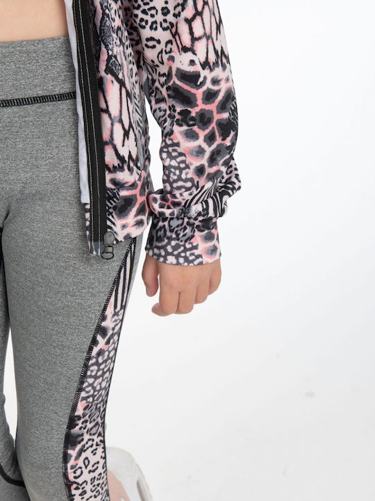 Kids Legging Sports Long Gray