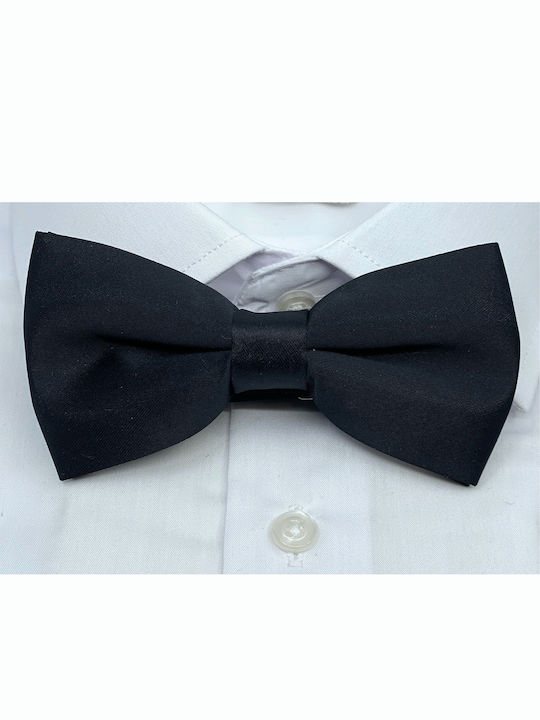 Legend Accessories Σετ Σατέν Παπιγιόν με Μαντήλι Legend Μαύρο