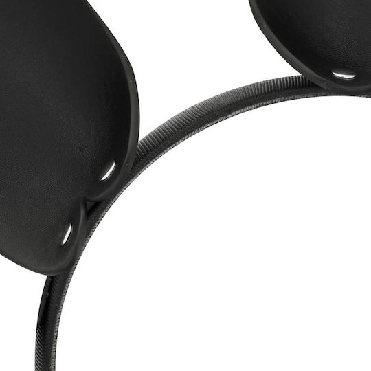 Coquette Chic Desire Headband With Bunny Ears Sexy Στέκα Μαύρη