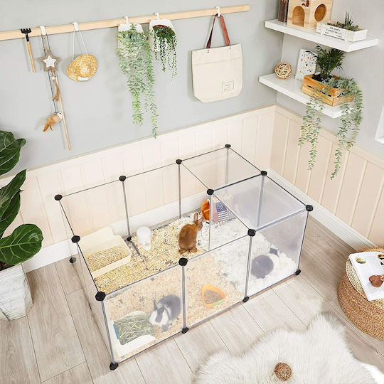 Songmics Rodents Cage Plastic Enclosure for Rodents 143x73x