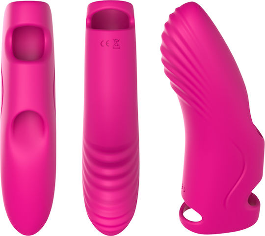 Boss Of Toys Aurora Vibrator Finger with Remote Control Finger Vibrator 11.8cm Pink