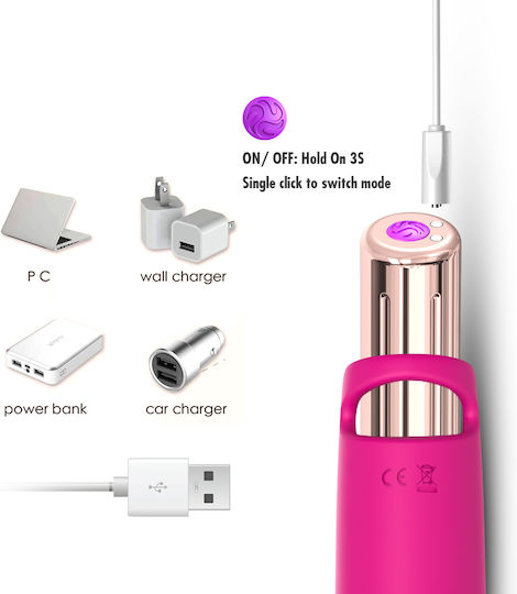 Boss Of Toys Aurora Vibrator Finger with Remote Control Finger Vibrator 11.8cm Pink