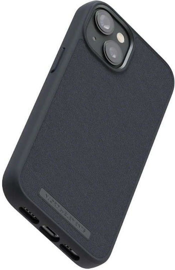 Njord Leather Back Cover Δερμάτινο 2mm Μαύρο (iPhone 14)