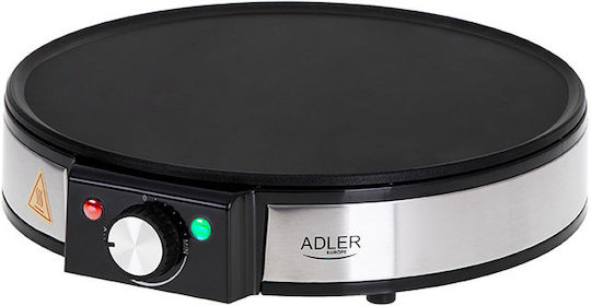 Adler Κρεπιέρα 30cm Μαύρη 1600W