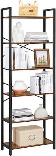 Bibliotecă Leobert Maro Închis 66x30x186 cm