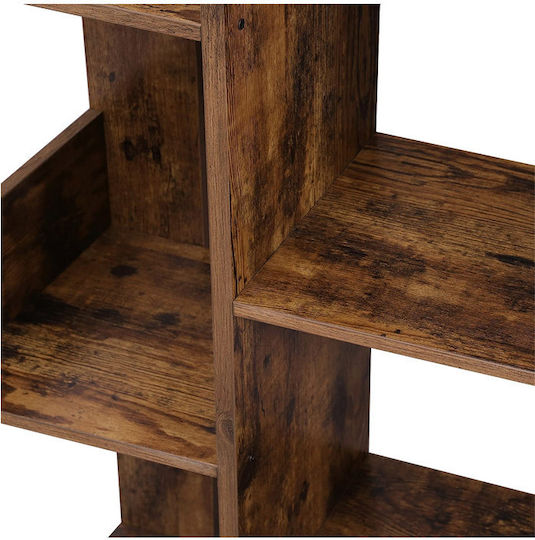 Βιβλιοθήκη Σκούρο Καφέ 50x25x140εκ.