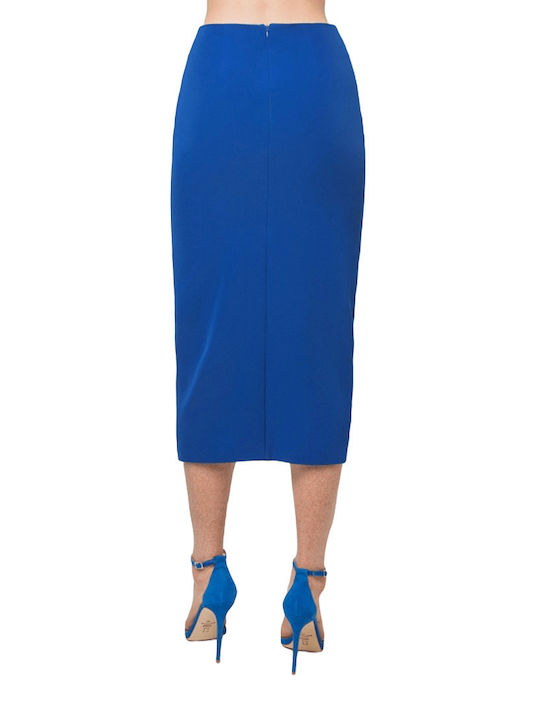 Desiree Midi Skirt in Blue color