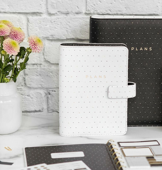 Filofax Moonlight Organizer Λευκό Δερμάτινο