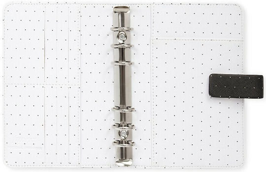 Filofax Weekly Organizer Moonlight Black Leather 15.3x18.7cm