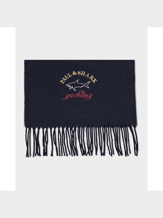 Paul & Shark Men's Wool Scarf Navy Blue