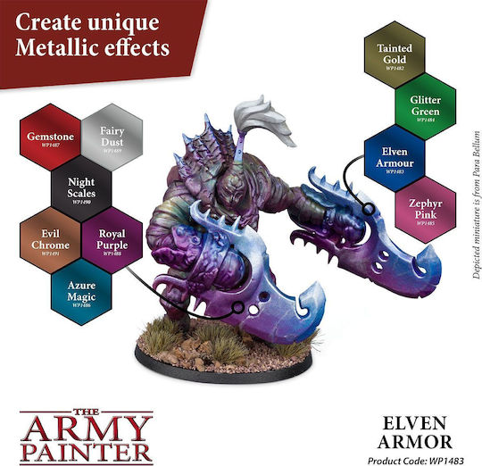 The Army Painter Metallics Modellbau Farbe Elven Armor 18ml WP1483