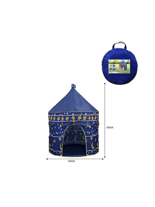 Kids Castle Play Tent The Little Wizards for 3+ years Blue