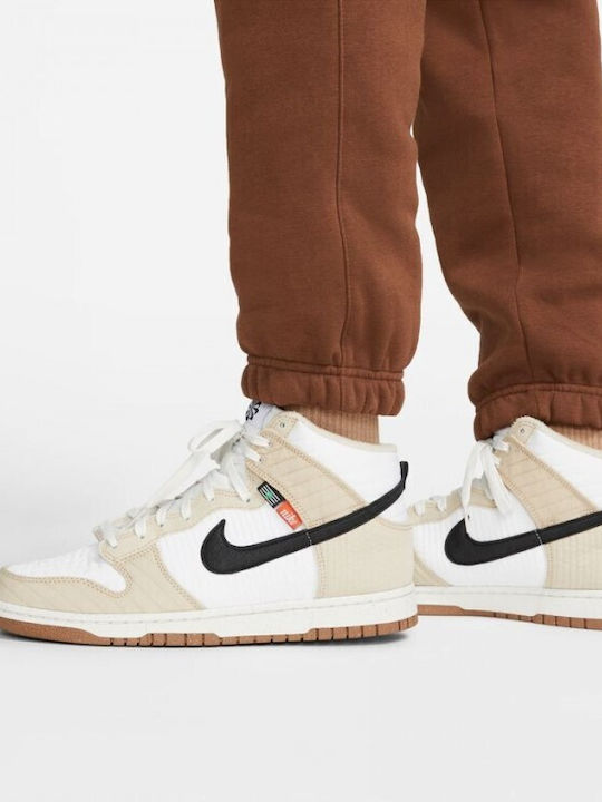 Sportswear Sweatpants with Elastic Brown