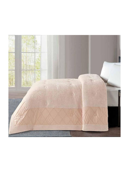 Liolios Home Duvet Cover Queen 220x240cm Crystal Blush 200 GSMGsm