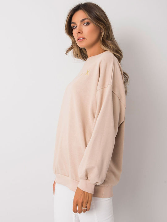 Ex Moda Women's Sweatshirt Beige