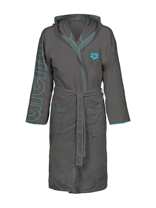 Arena Zeal Plus Jr 005309-100 Kids Swimming Bathrobe Gray